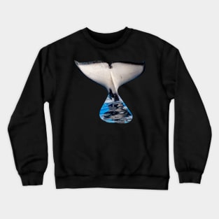 Orca Tail flute Crewneck Sweatshirt